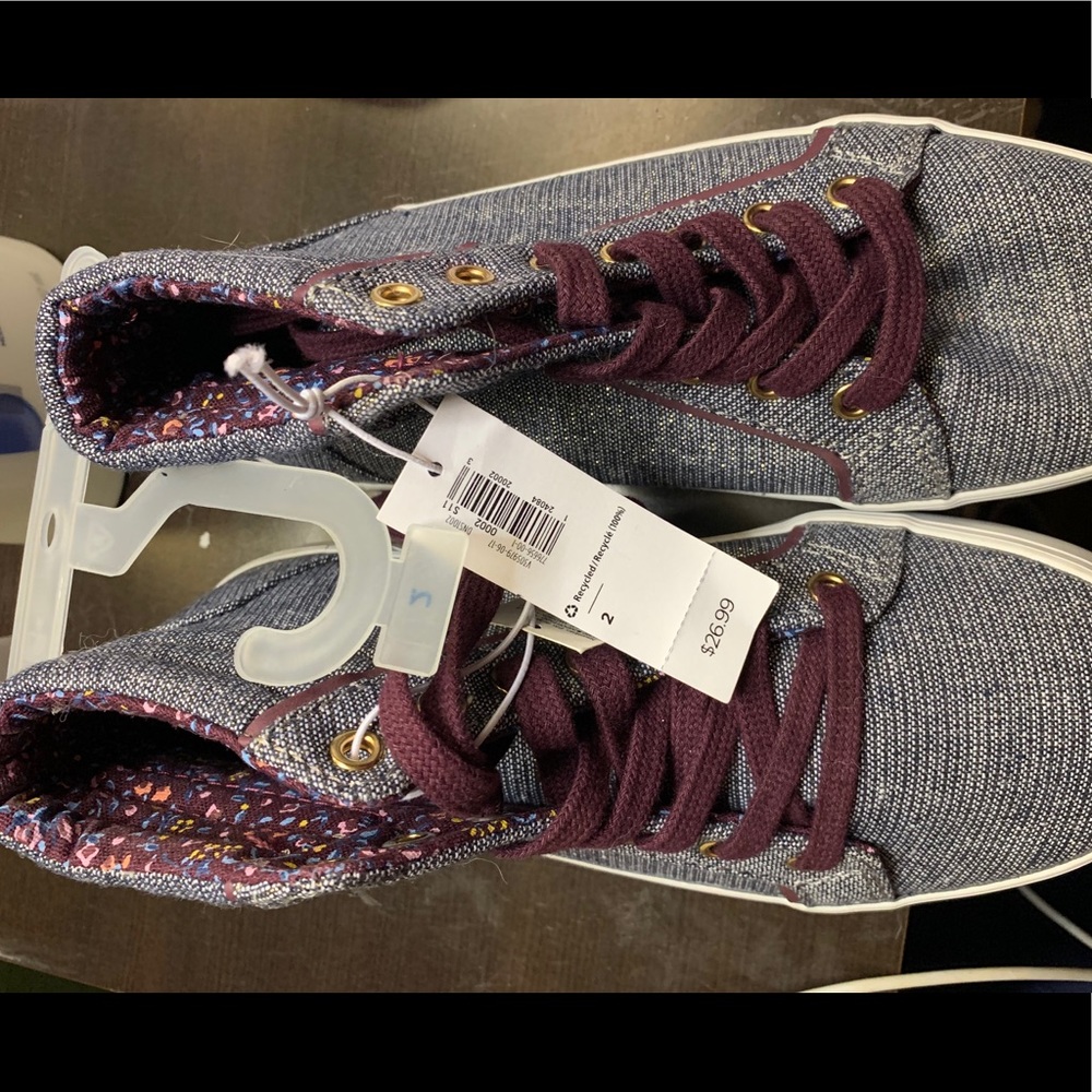 Size 2 Girls Old Navy Purple High tops